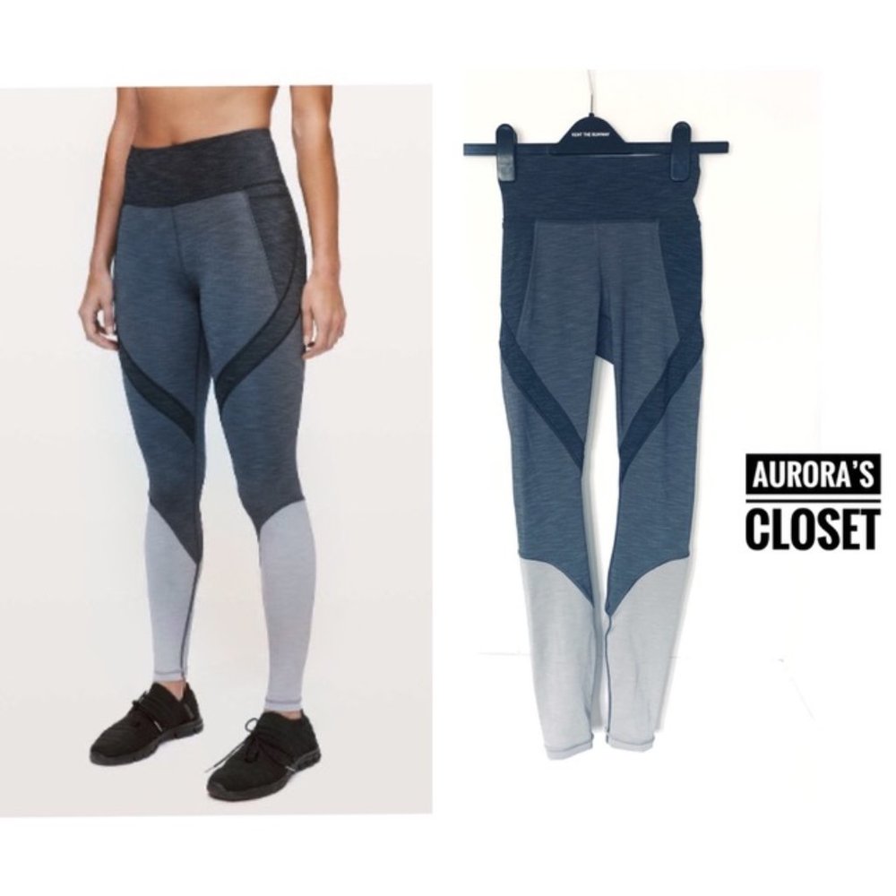 Lululemon 2 Gray Early Extension High Rise Tight